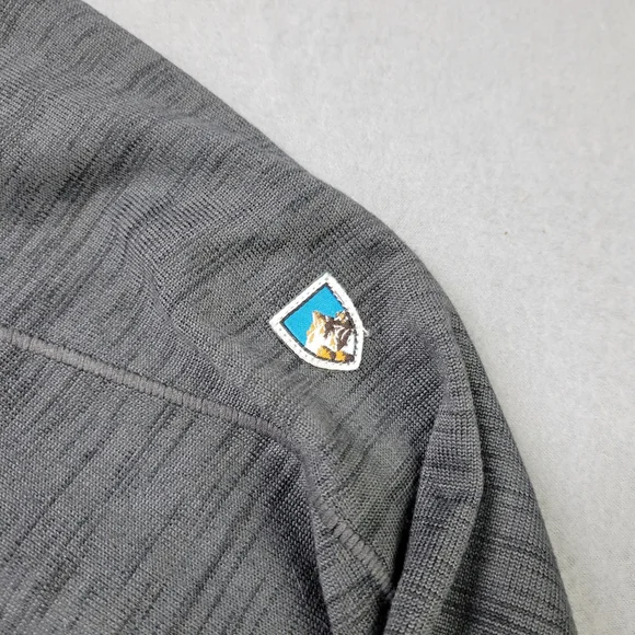 Kuhl 1/4 Zip Shirt Mens Size XL Gray Pullover Long Sleeve Outdoor Hike Mountain - Picture 4 of 10